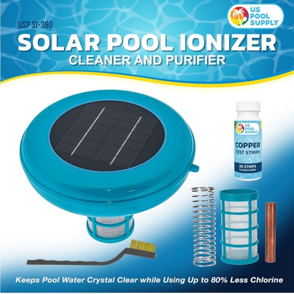 U.S. Pool Supply Solar Pool Ionizer Cleaner & Purifier Chlorine-Free Sun๐Shock - Picture 3 of 8